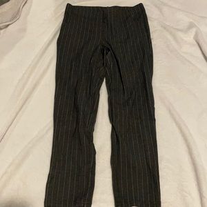 Striped Capri legging pants